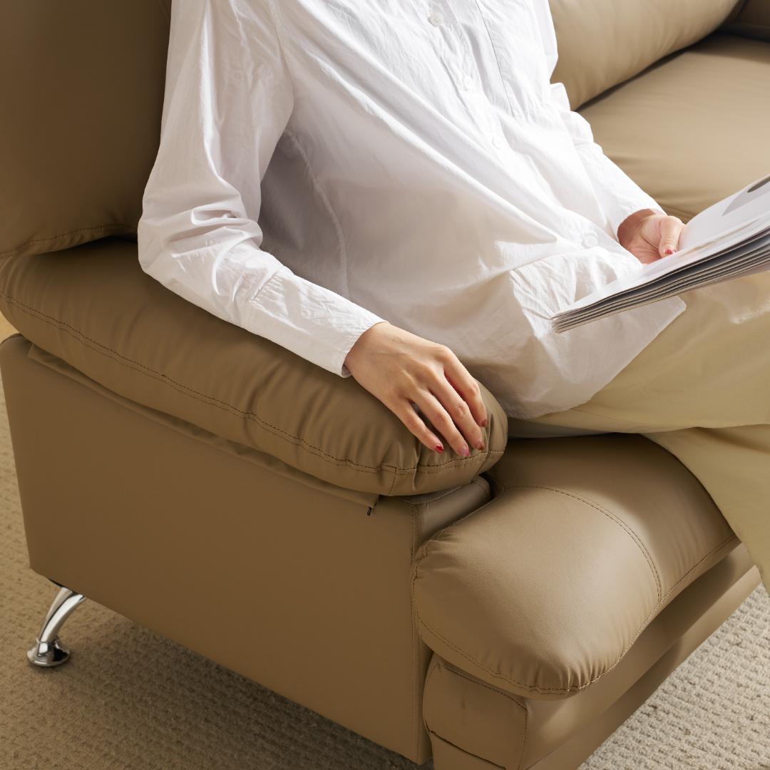 ソファー ソファ 2人掛け 幅155cm 2人掛け 北欧 ソフトレザーソファー