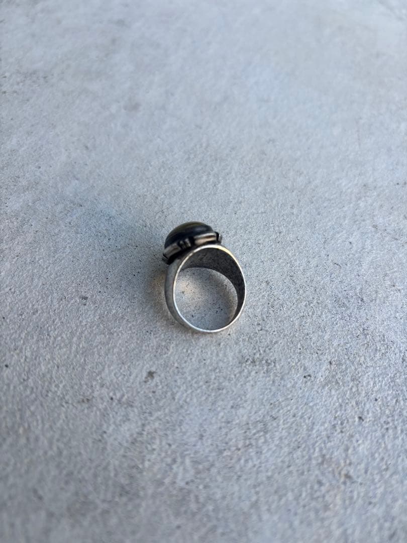 【希少】 ナバホ族のジュエリー F.Arviso ターコイズリング17号