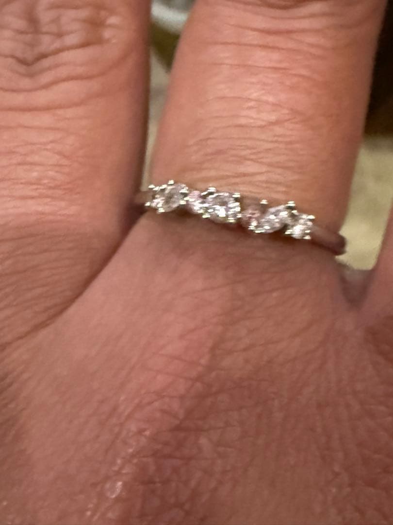 ptピンクダイヤリング