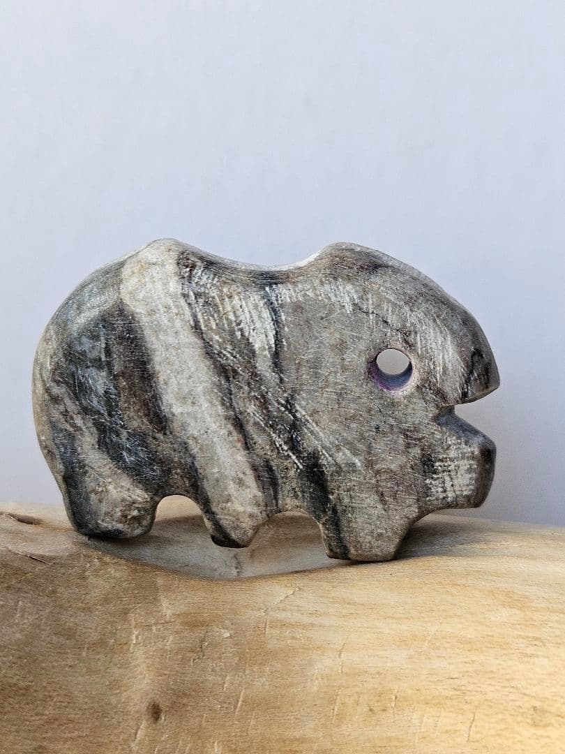 獣形　家畜獣 縞 勾玉