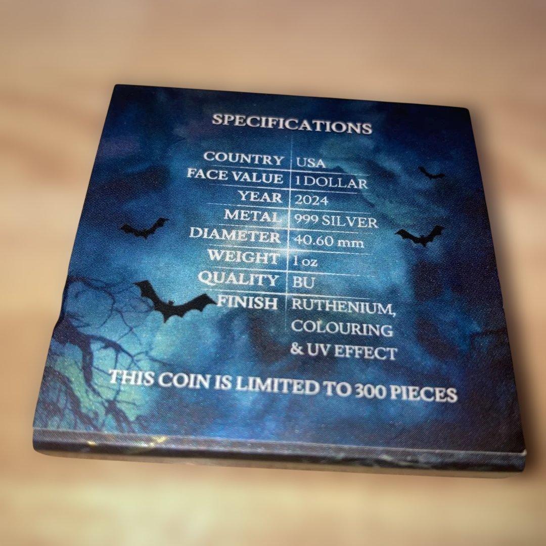 イーグル銀貨　カラー2024 ハロウィン　300枚限定