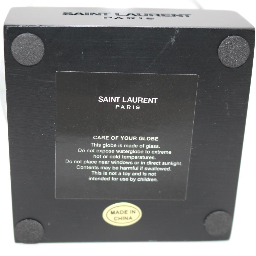 【美品】サンローラン リヴ・ドロワ スノードーム パームツリー ヤシの木