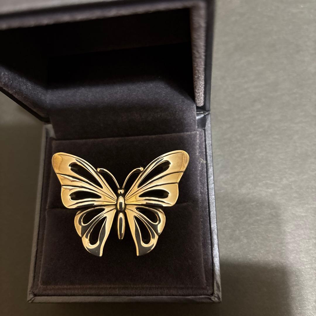  シルバーリング蝶々