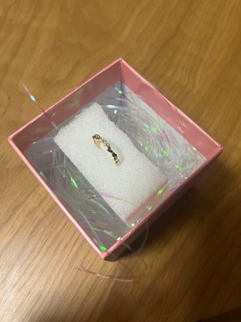 ⚫︎るるるん⚫︎AHKAH アンハートパヴェ リング