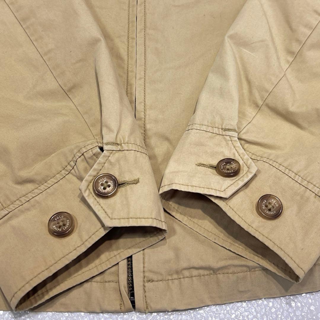 【L /近年】ラルフローレン　スイングトップ　ジャンパー　ジャケット　ベージュ