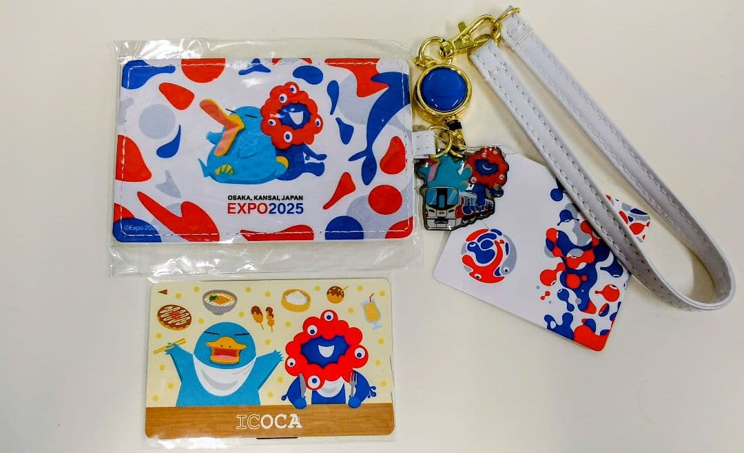 (終売品)ミャクミャク ICOCA イコちゃん コラボパスケース・ICカード