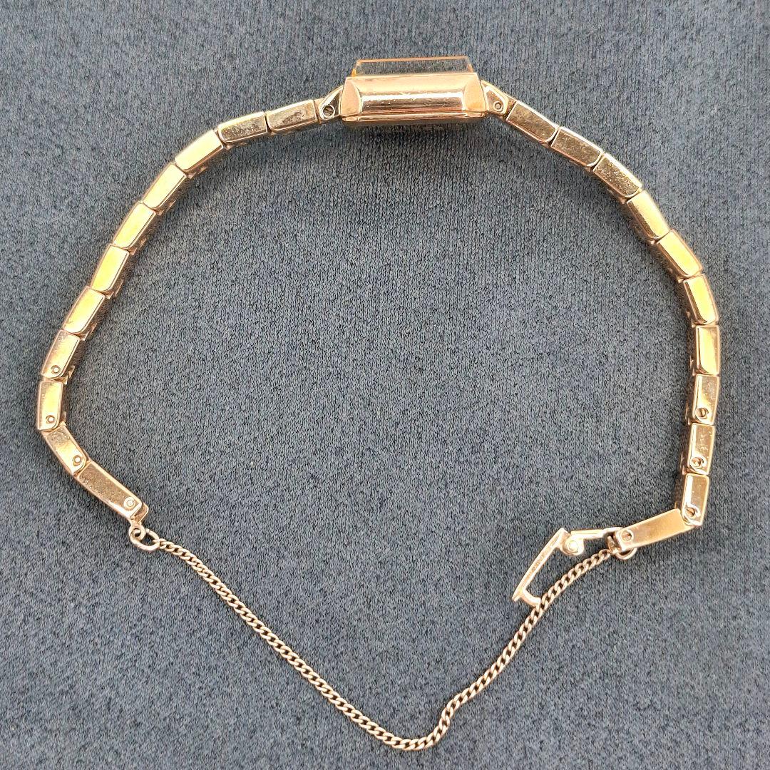 ✨箱付 アガット agete 0.02ct ダイヤ ピンクゴールド シェル文字盤