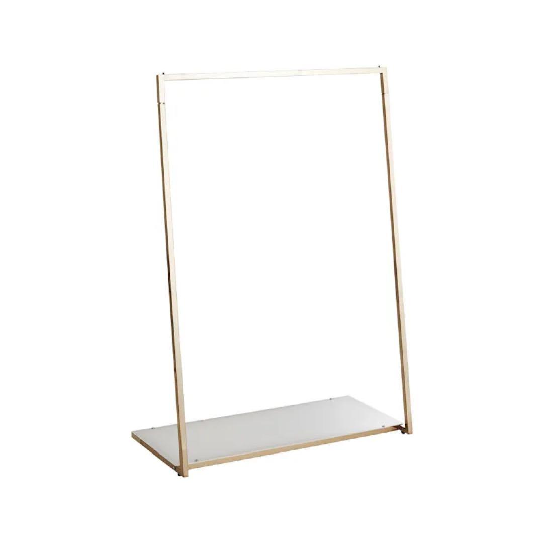 ハンガーラック　ゴールド　120cm幅