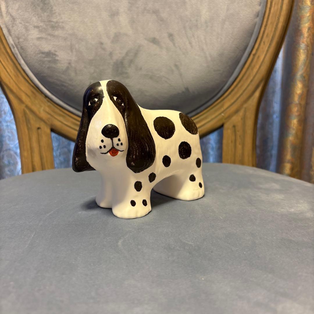 リサラーソン　Lisa Larson スパニエル Spaniel 犬　置物