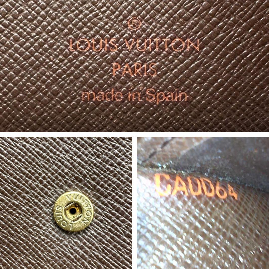 【極美品】ルイヴィトン ポルトフォイユ マルコ ダミエ 折り財布 CA0064