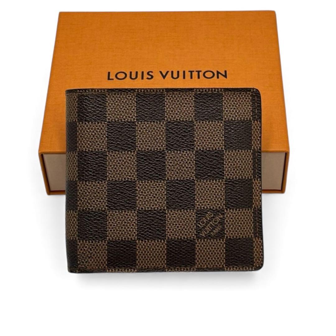 【極美品】ルイヴィトン ポルトフォイユ マルコ ダミエ 折り財布 CA0064