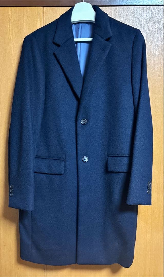 美品 green label relaxing チェスターコート ネイビー M