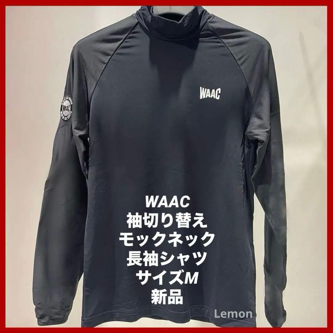 ワック　袖切り替えモックネック長袖シャツ　サイズM 新品　WAAC