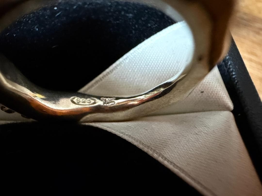 rosa maria エメラルド ダイヤモンドリング　シルバー925