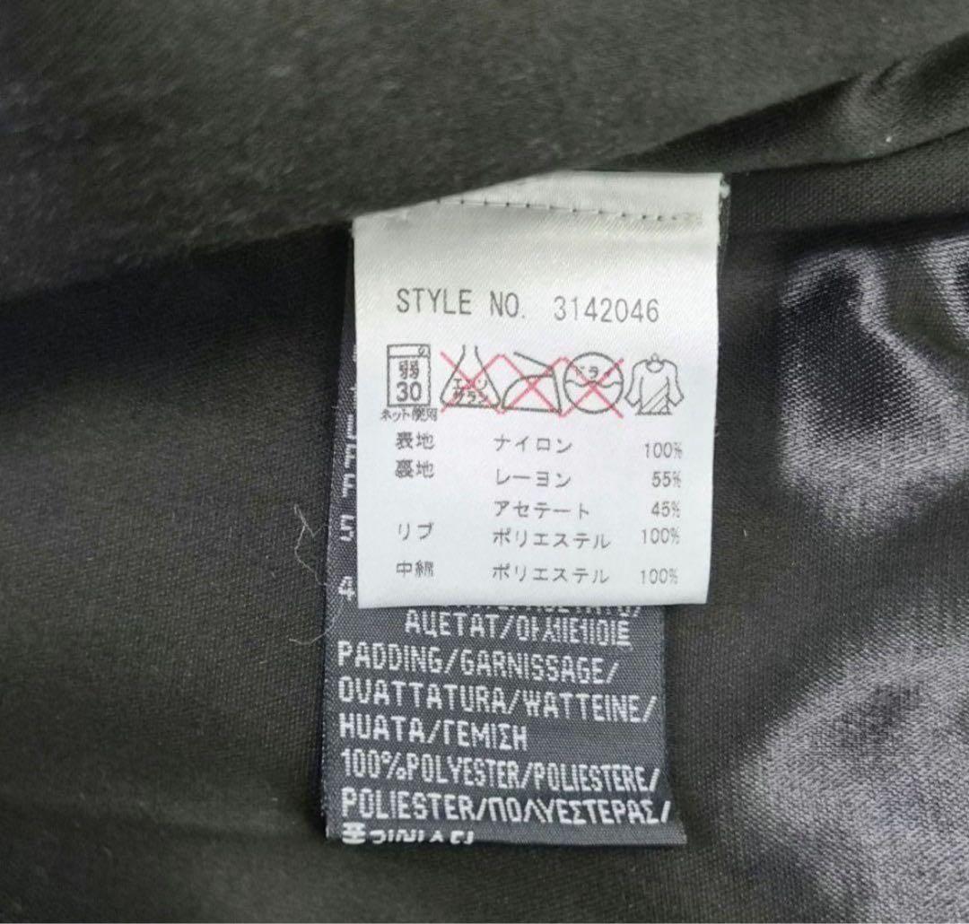 【美品】Schott MA-1 フライトジャケット ロゴ刺繍 ワッペン 黒 M