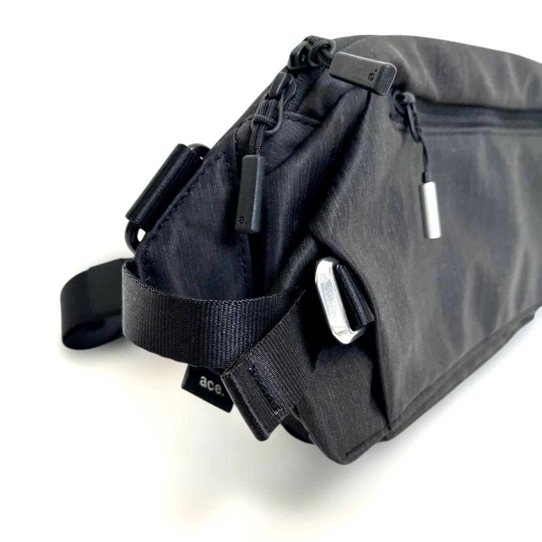 【未使用】ace. /CROSSLING ボディバッグ　杢調