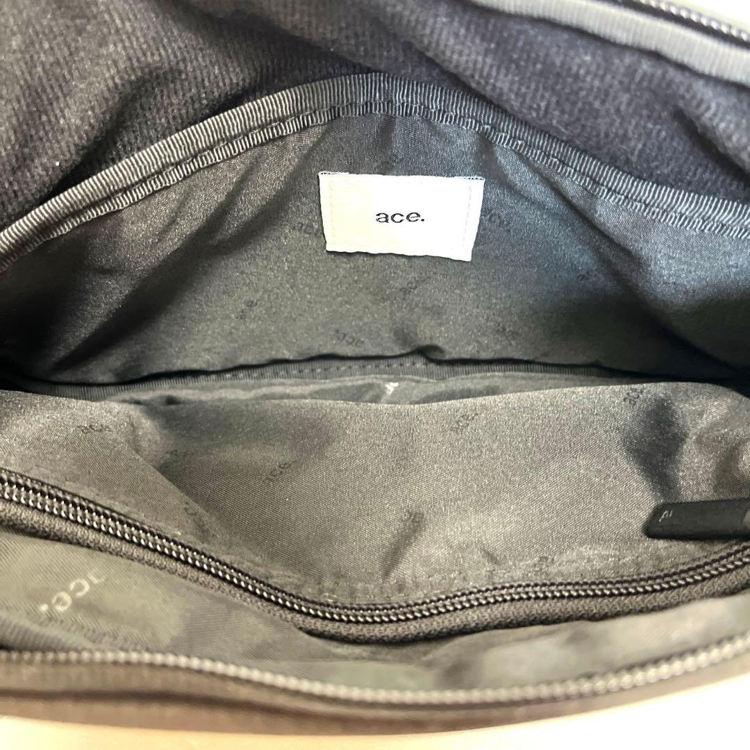【未使用】ace. /CROSSLING ボディバッグ　杢調