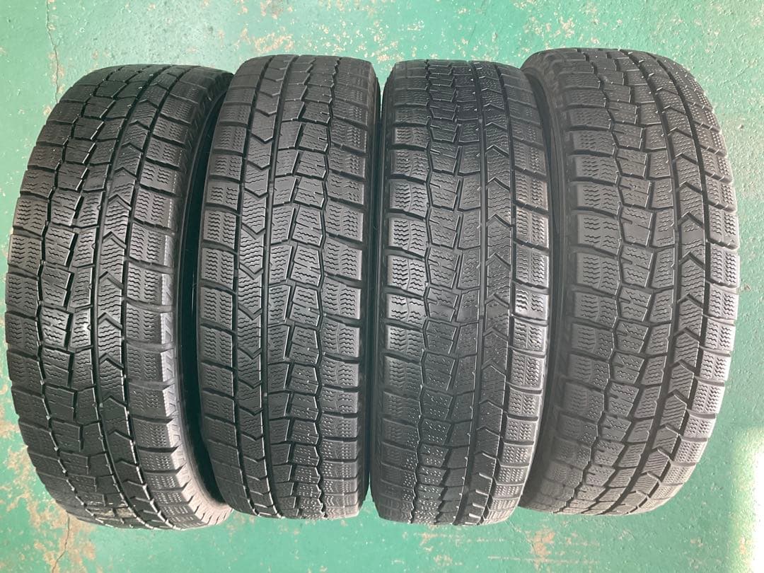 【送料無料】ダンロップ　ウィンターマックスWM02 165/60R15 中古4本