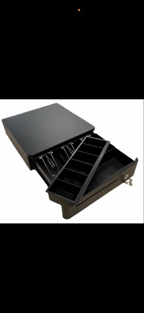 キャッシュドロア(黒） 和信テック WS-330 コンパクトAirレジなどに対応