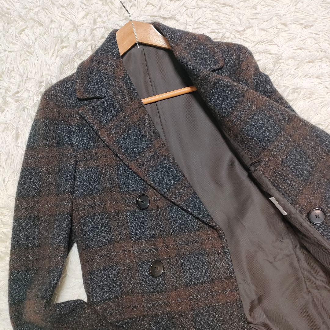 【希少サイズXS】 エディフィス ロロピアーナ　高級　ダブルチェスターコート