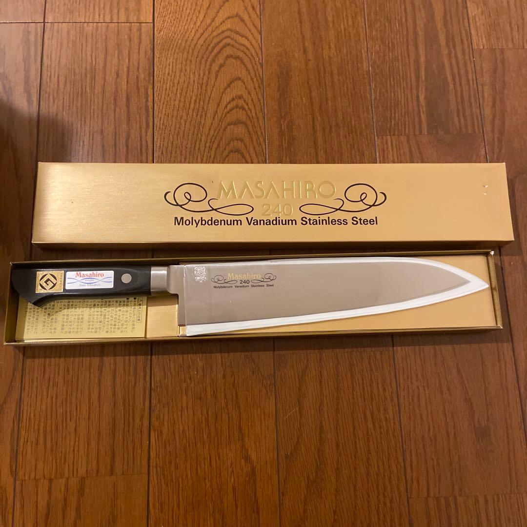 美品　正広 包丁3本セット　パン切り包丁＆手造り和包丁＆ステンレス包丁240