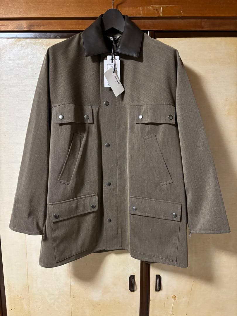ジャケット・アウター AURALEE TWILL LAMINATE HUNTING BLOUSON
