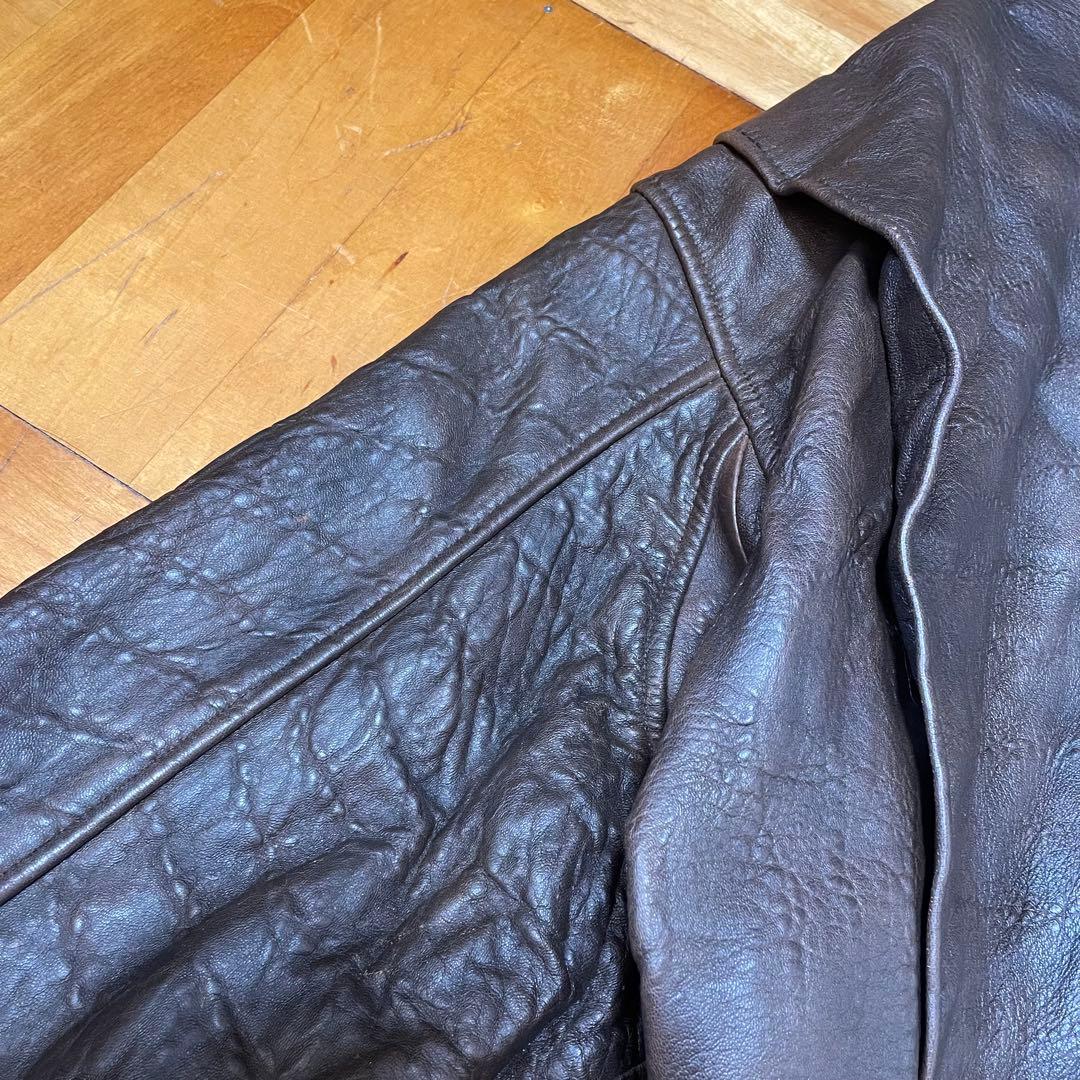 ジャケット・アウター 90s A-2 Leather Flight Jacket VINTAGE