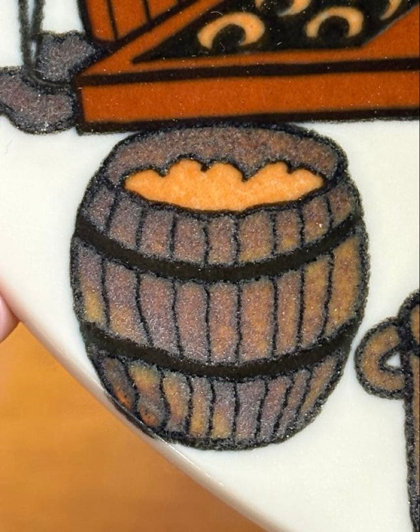 【別注品】ARABIA ウオシッキネン エラント協同組合75周年パン屋プレート①