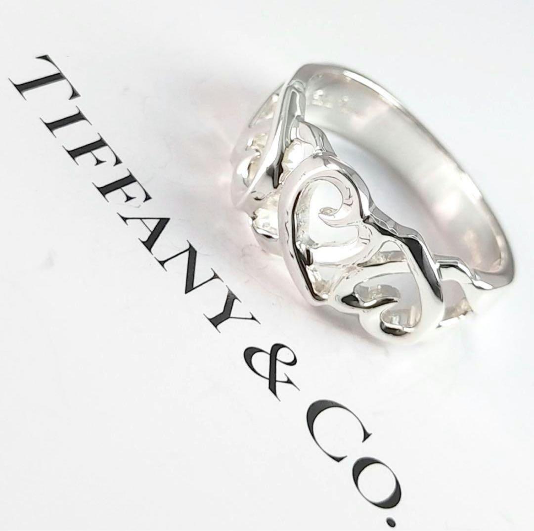 た*き様 【ティファニー】【正規品】ラビングハート　トリプル　リング　１７号　2