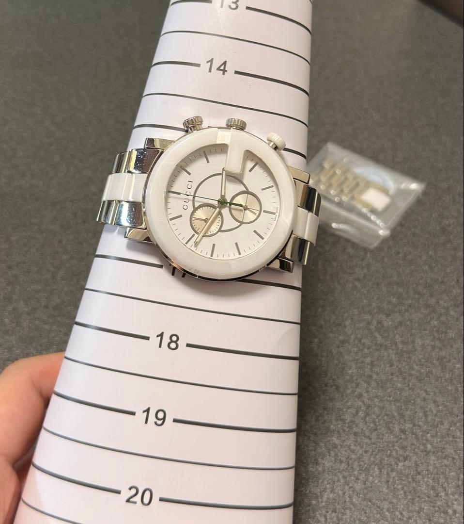 希少 GUCCI グッチ101M Gクロノ 腕時計 セラミック セラミック