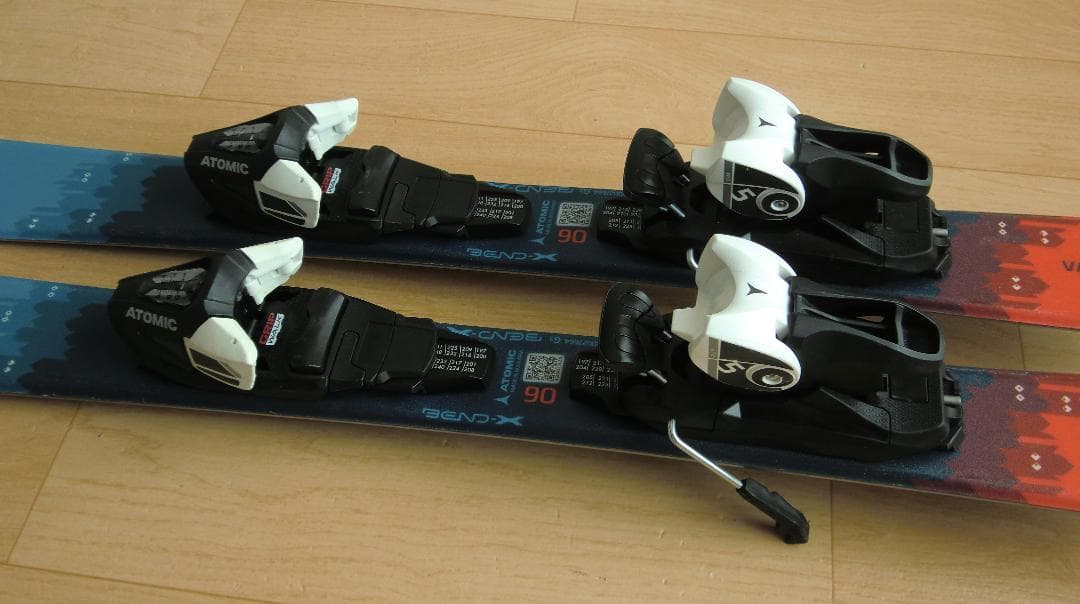 ■■送料無料■ATOMIC■子供用スキーフルセット■板90靴19■WAX済■■