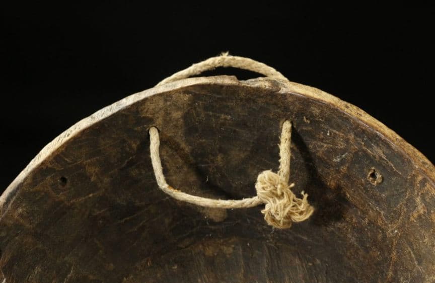 バマナ族（バンバラ族）アンティーク　ハイエナ木面　木彫り　民族　民芸