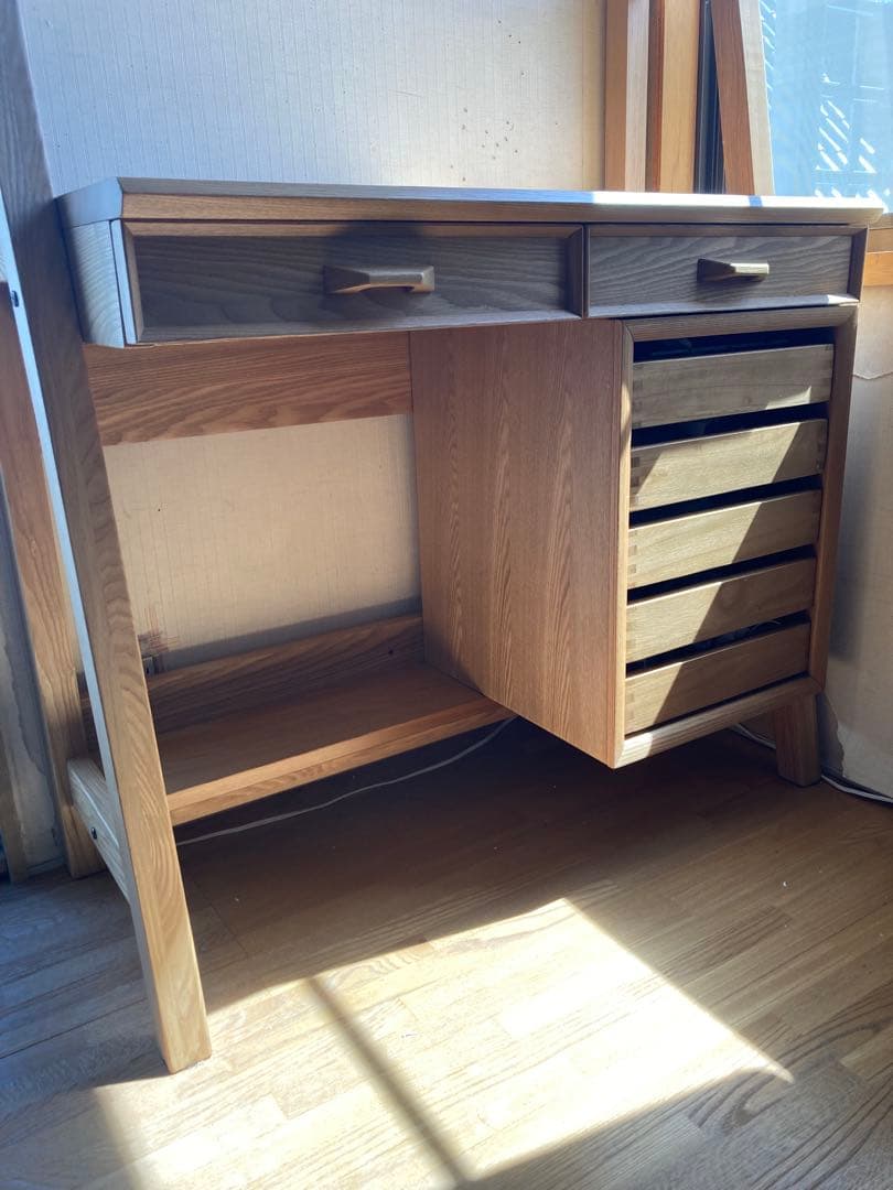 ★亜鉛★光家具　Sunny Side Nico ニコ シェルフデスク90