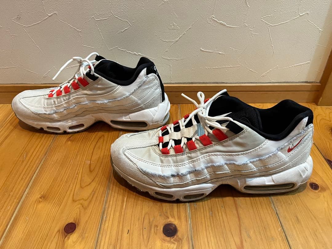 Nike Air Max 95 ホワイト/レッド　28㎝
