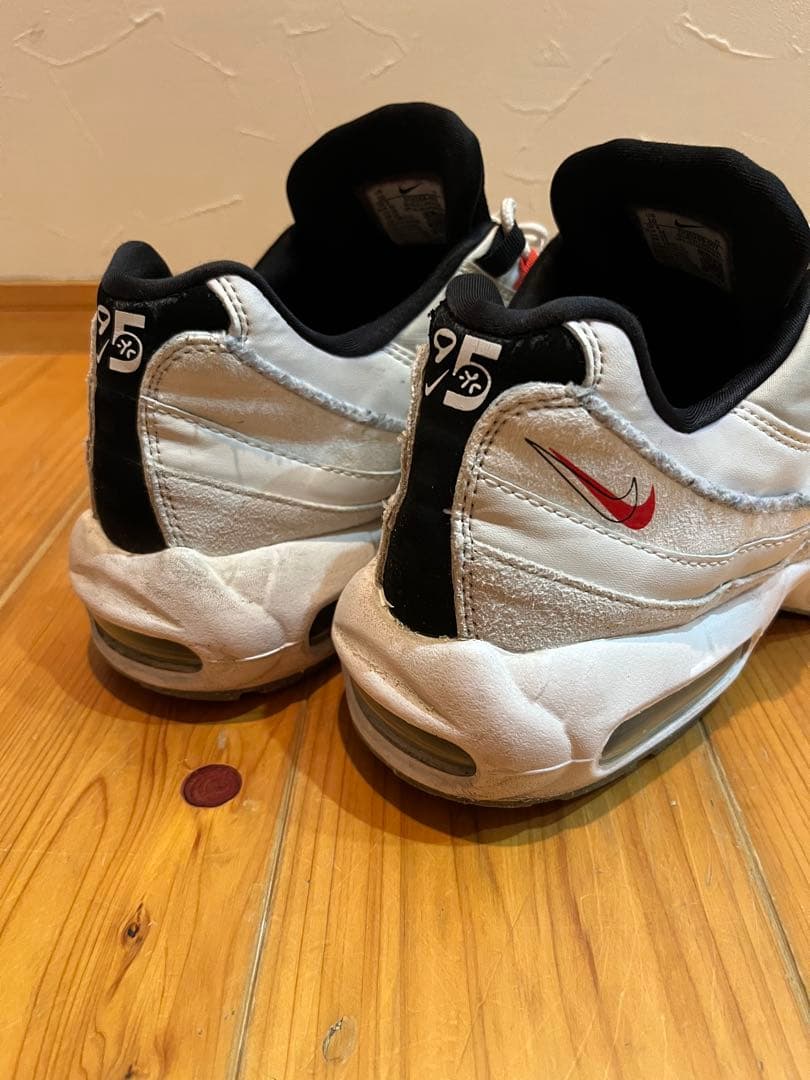 Nike Air Max 95 ホワイト/レッド　28㎝
