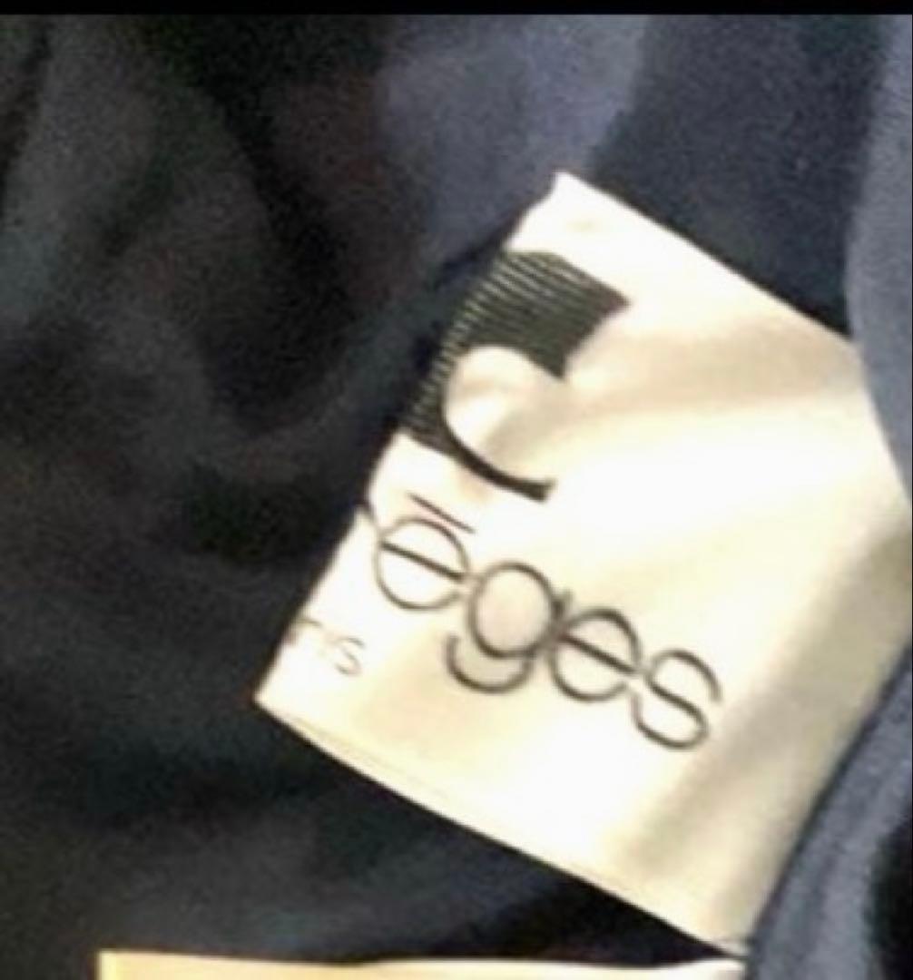 美品クレージュ　スーツ　ノーカラー　ワンピース　ジャケット　刺繍　セレモニー