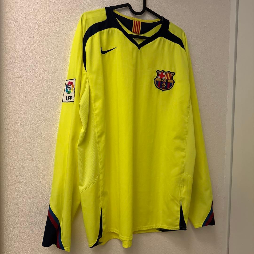 FCバルセロナ 長袖ユニフォーム アウェイ L