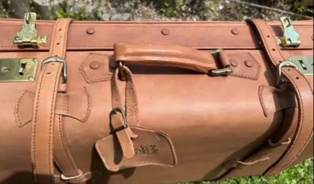 希少 初代小泉トランク 午後の紅茶未使用品 本革