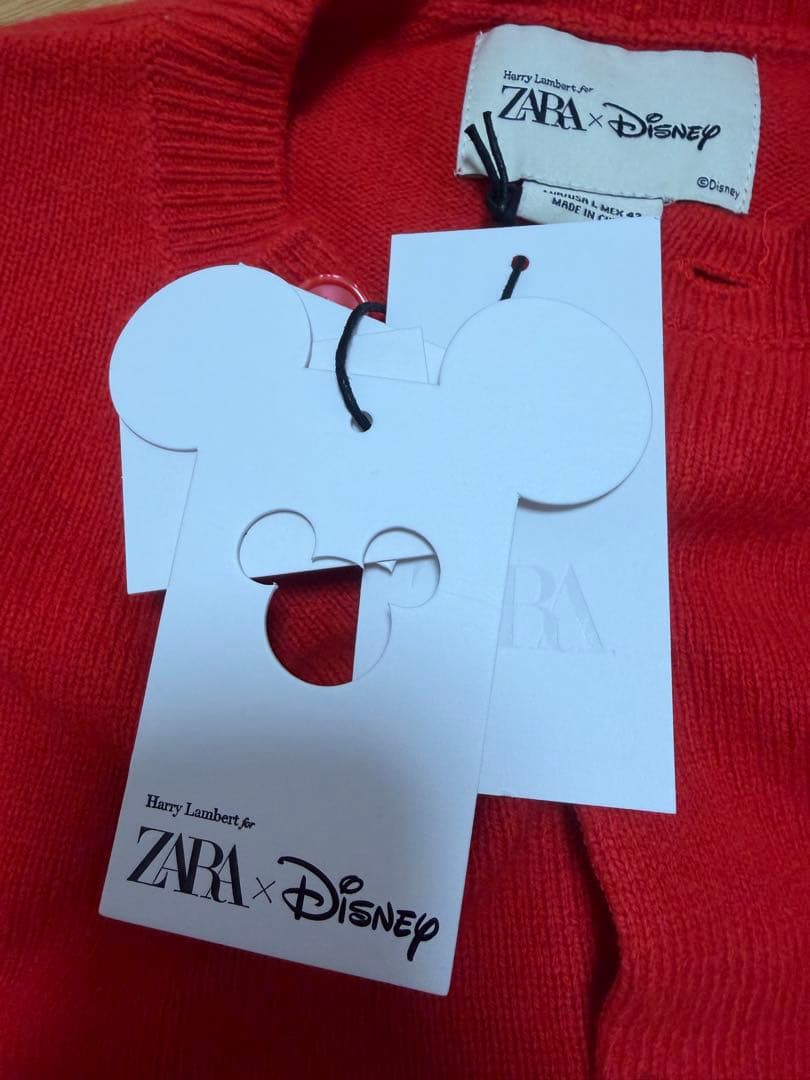 ミニーマウスカーディガン HARRY LAMBERT ZARA X DISNEY
