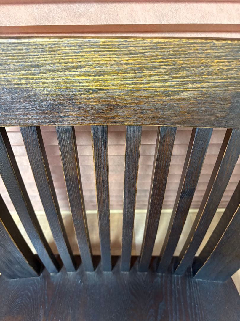 回転座椅子　無垢　和モダン　和室　タモ材　オーク材