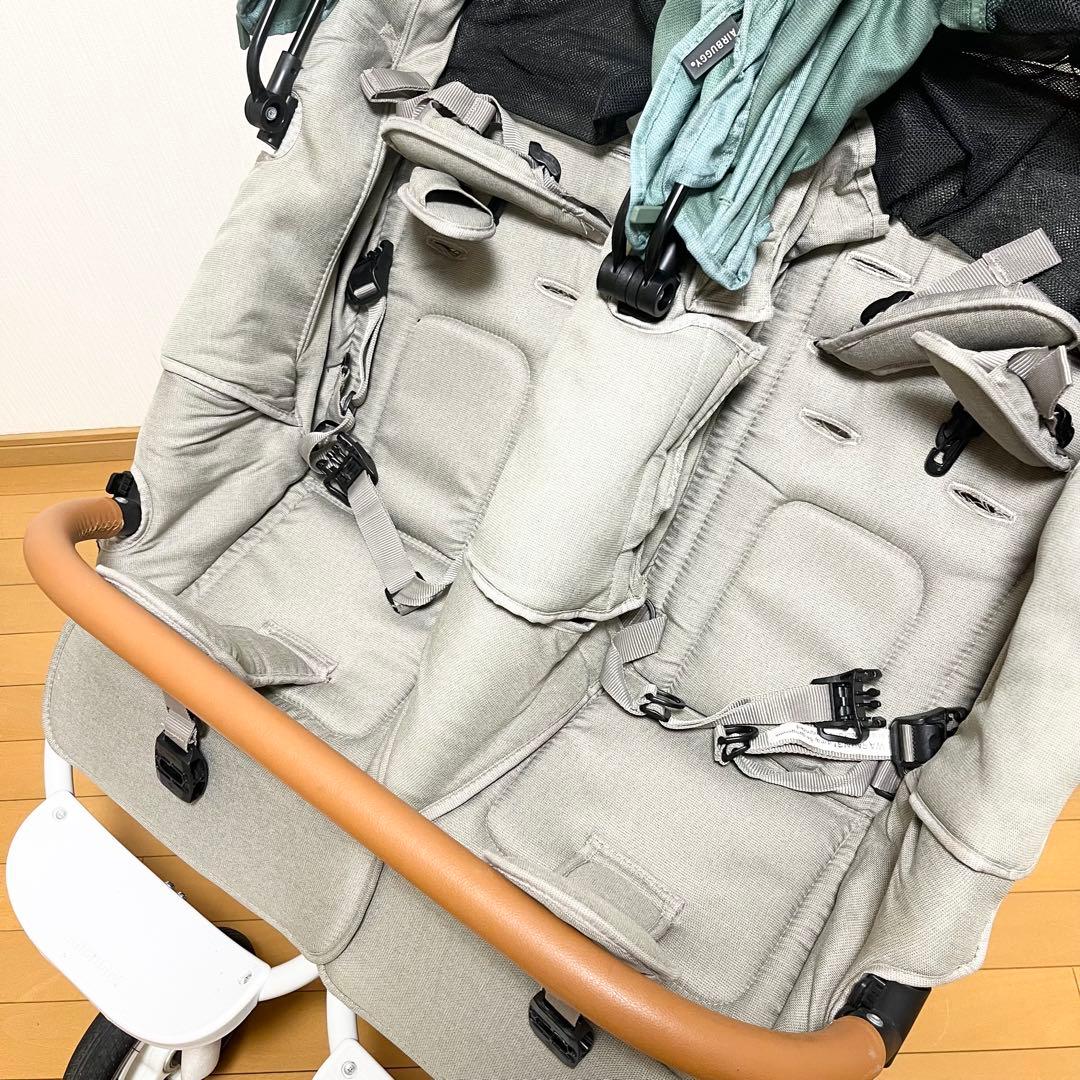 人気色 エアバギー ココダブル EX フロムバース 双子 ベビーカー 二人乗り