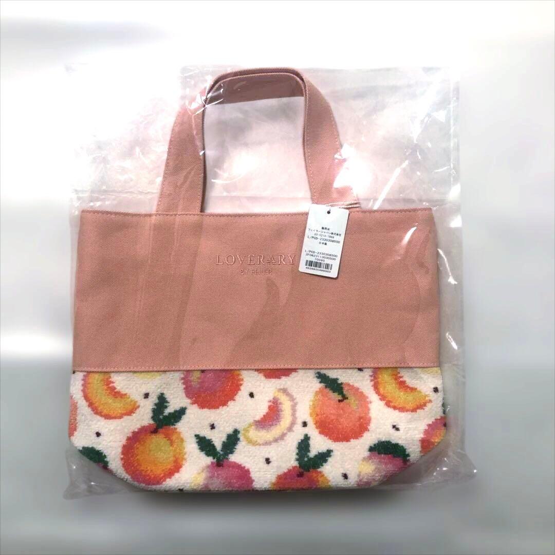 フェイラー LOVERARY ピーチドット　トートバッグ ピンク