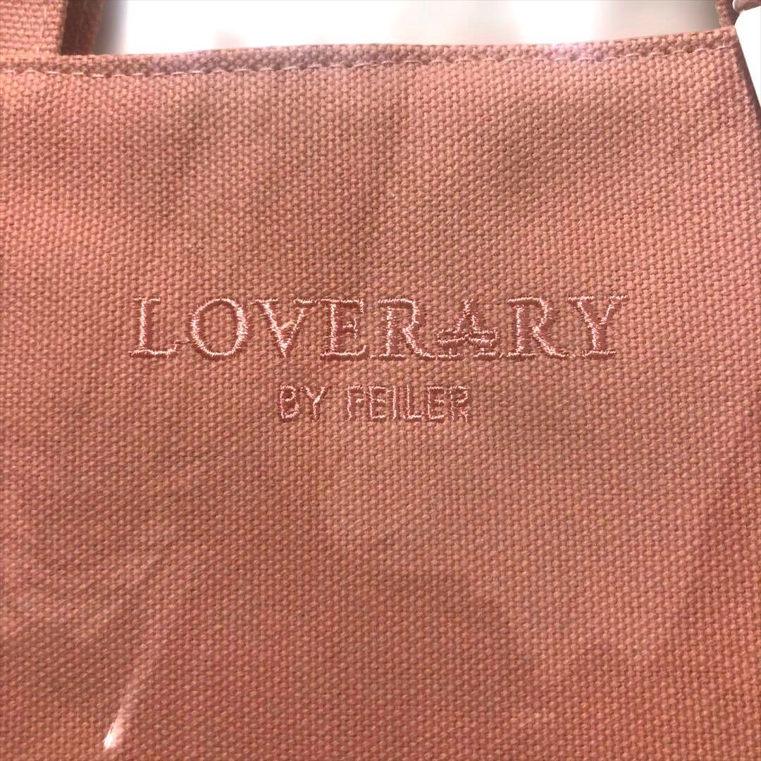 フェイラー LOVERARY ピーチドット　トートバッグ ピンク
