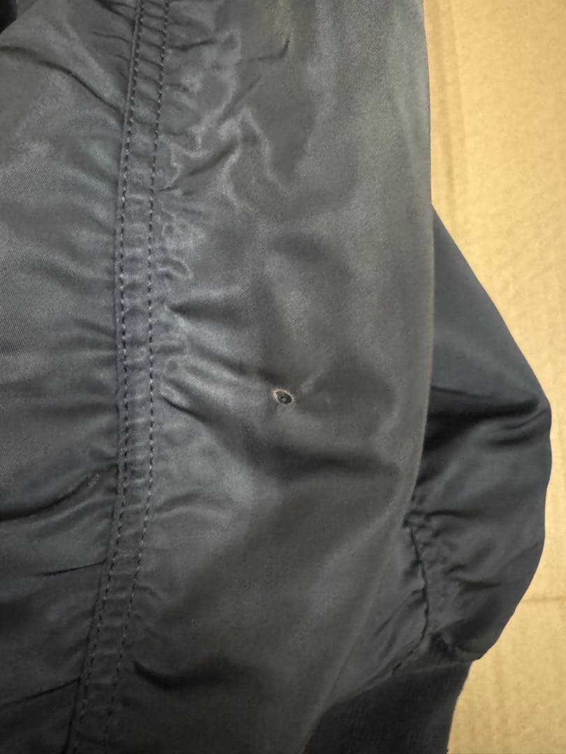 90s USA製 ALPHA MA-1 フライトジャケット 黒 L