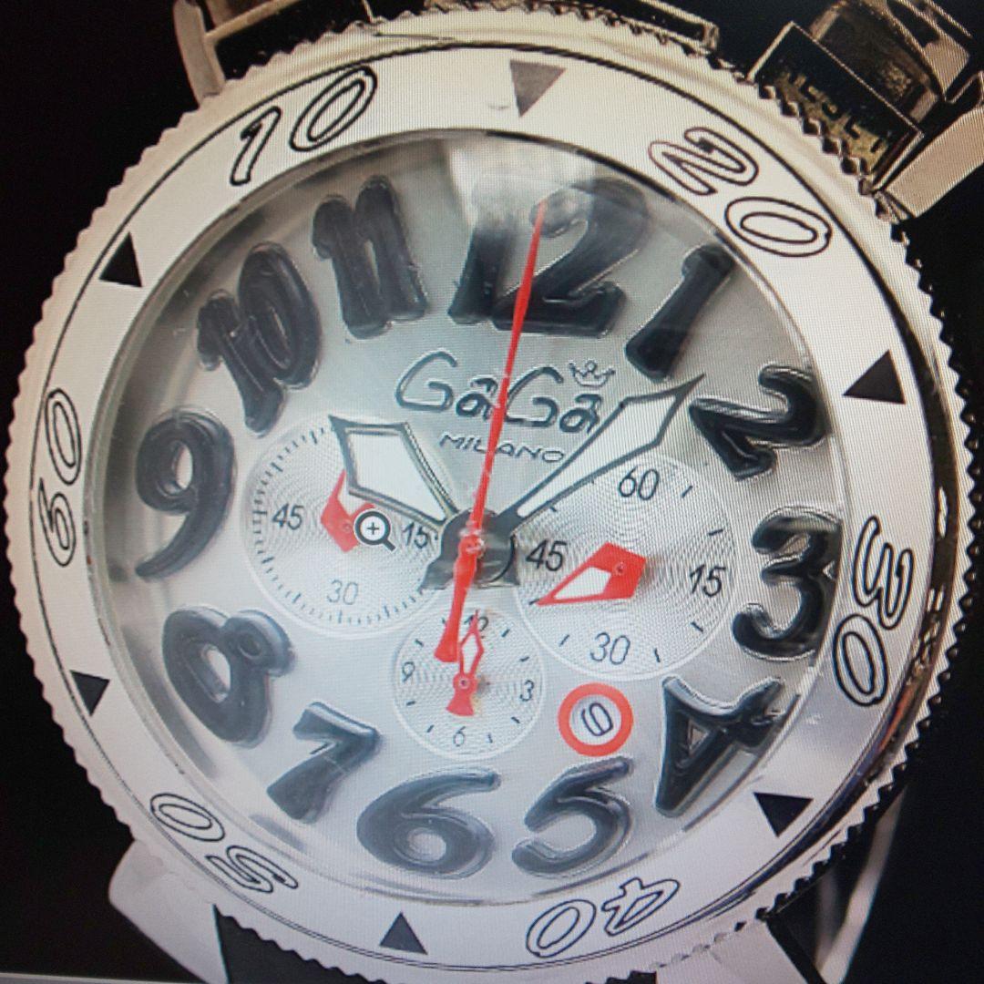 し*け様 GaGa Milano ブレッベタート シルバー文字盤