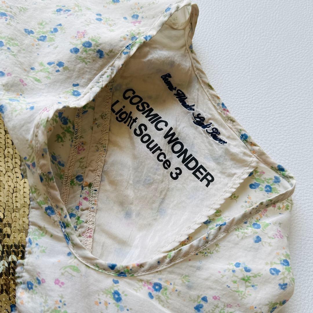 (OvO)様！cosmic wonder サークルシャツ　花柄　スパンコール
