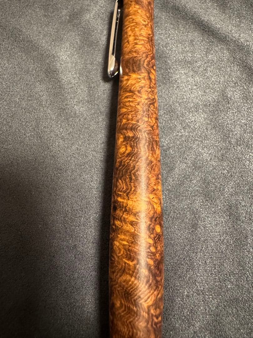 工房楔　ペンシル楔　ローズウッド　こぶ杢　真鍮パイプ