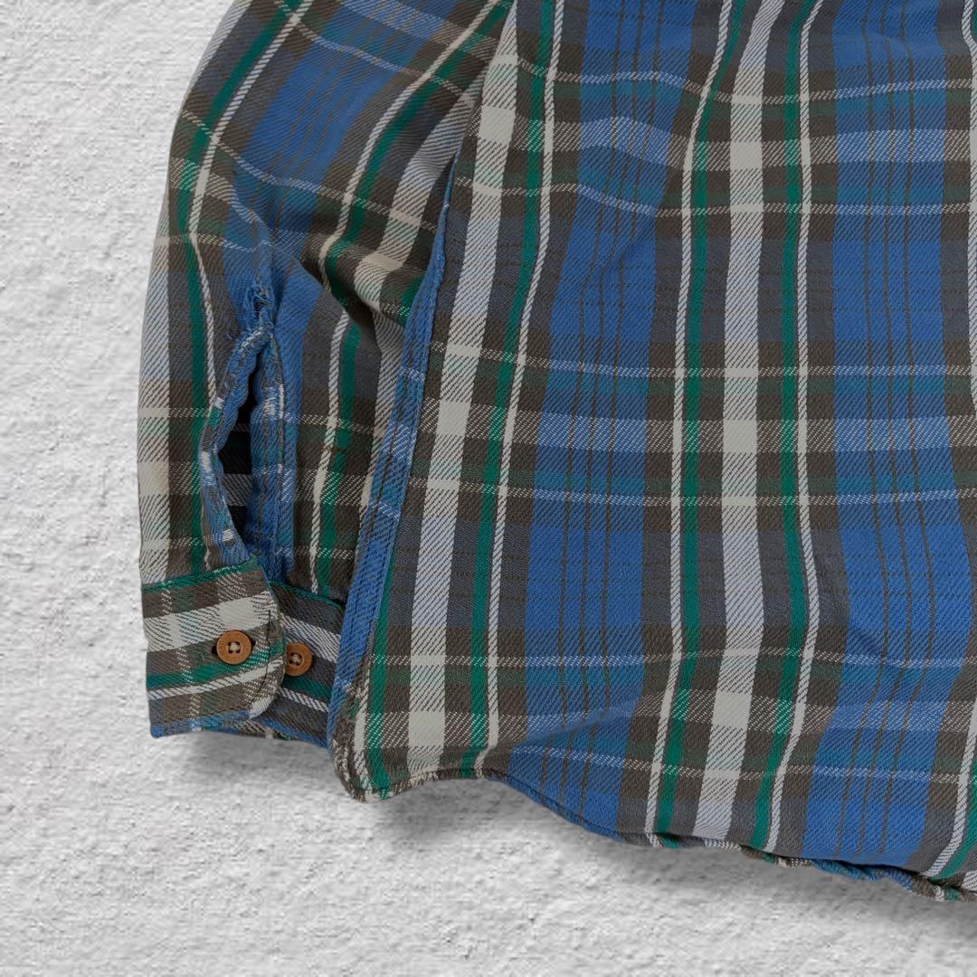 テレキャス太 BIGMACネルシャツヘビネルvintage80s古着オンブ