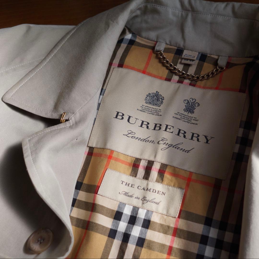 Burberry CAMDEN カムデン　カーコート　ステンカラーコート　英国製