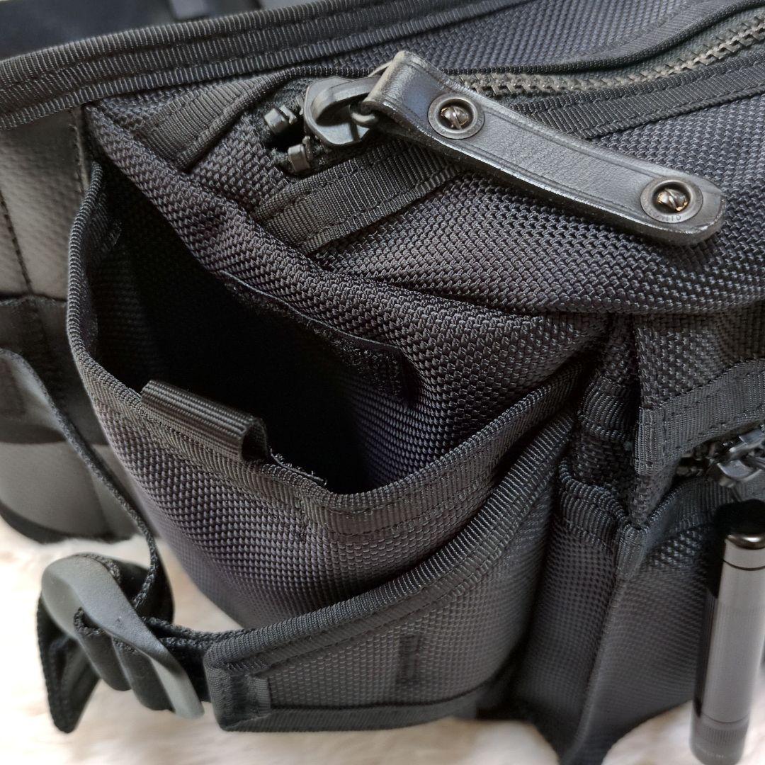 【新品同様】PORTER　HEAT　ウエストバッグ　L　マグライト付　現行モデル